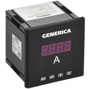 Амперметр цифровой щитовой 1ф 96х96 LED GENERICA IDA21-5-1-0-LED-G