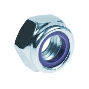 Гайка М10 с контрящим кольцом (DIN 985) (уп.100шт) Промрукав PR08.3668